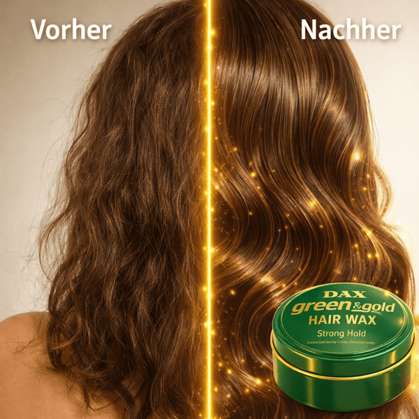 Dax Green and Gold Hair Wax Strong Hold 99g - CosFair GmbH