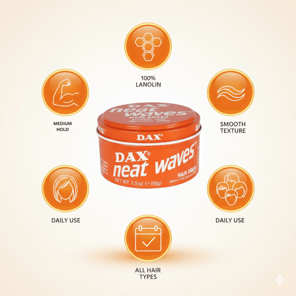 Dax Neat Waves Hair Dress Medium Hold 99g - CosFair GmbH