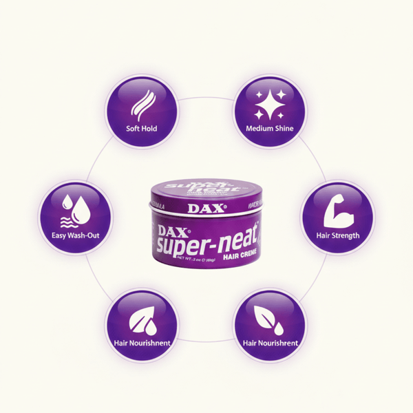 Dax Super Neat Soft Hold Medium Shine 99g - CosFair GmbH