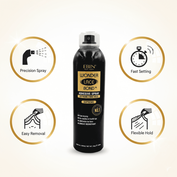 Ebin Adhesive Spray Firm Hold 180ml - CosFair GmbH