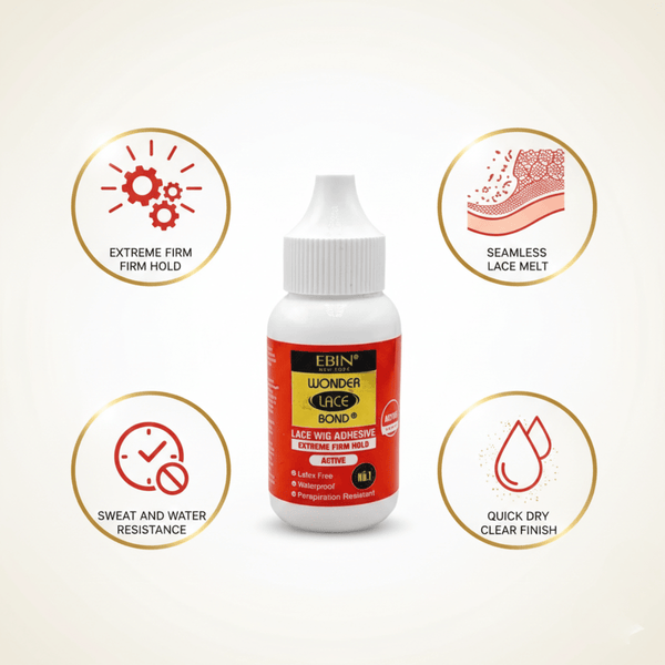 Ebin New York Wonder Lace Bond Adhesive Extreme Firm Hold 35ml - CosFair GmbH