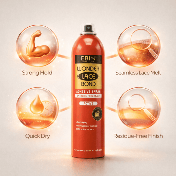 Ebin New York Wonder Lace Bond Adhesive Spray Extreme Firm Hold Active 420ml - CosFair GmbH