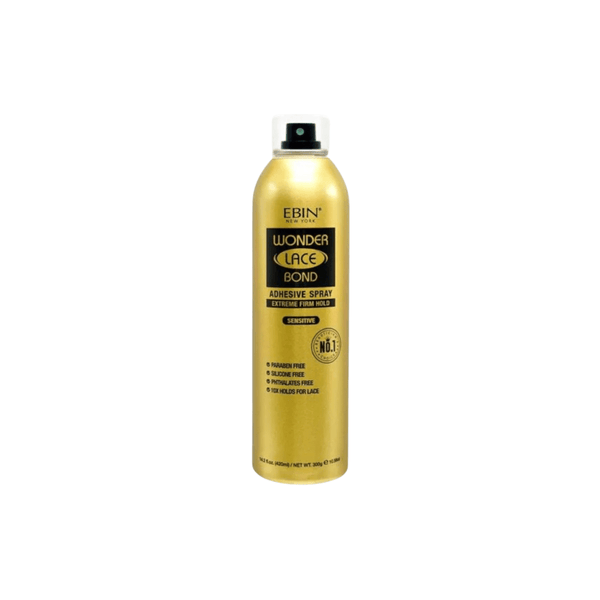 Ebin New York Wonder Lace Bond Adhesive Spray Extreme Firm Hold Sensitive 420ml - CosFair GmbH