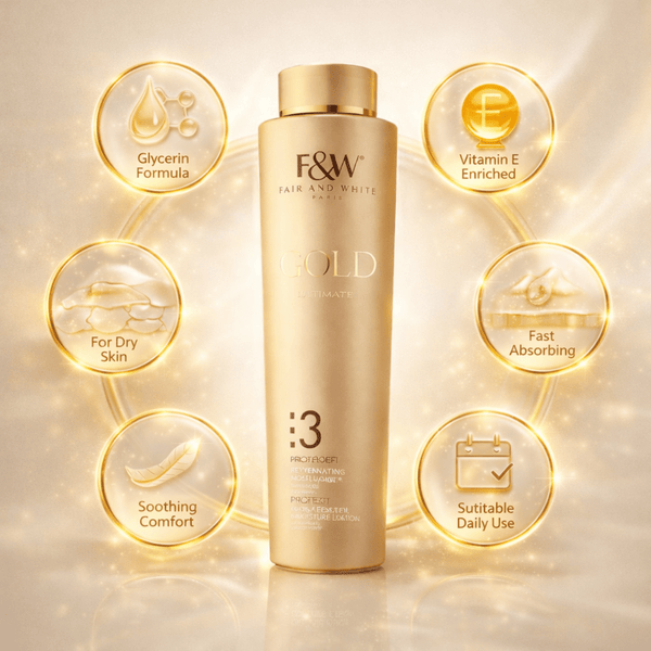 Fair & White Gold 3 Rejuvenating Moisture Lotion 500ml - CosFair GmbH