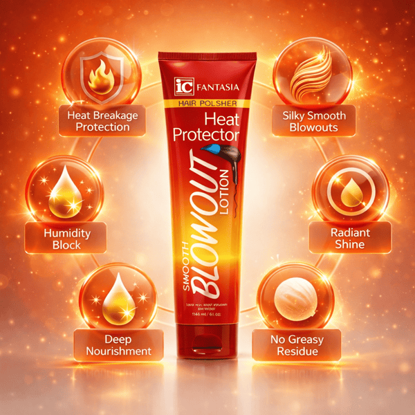Fantasia IC Hair Polisher Heat Protector Smooth Blowout Lotion 148ml - CosFair GmbH