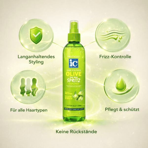 Fantasia IC Hair Polisher Olive Firm Hold Spritz Hair Spray 295ml - CosFair GmbH