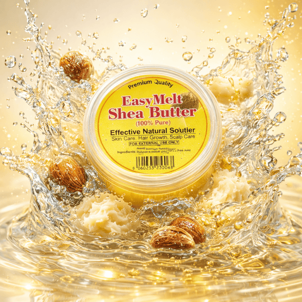 Ghana's Best Easy Melt 100% Pure Shea Butter 60g - YELLOW - CosFair GmbH