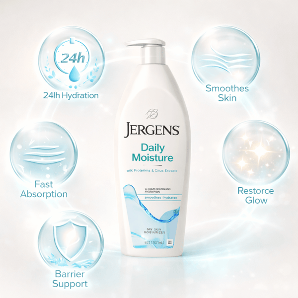 Jergens Daily Moisture Dry Skin Moisturizer 621ml - CosFair GmbH