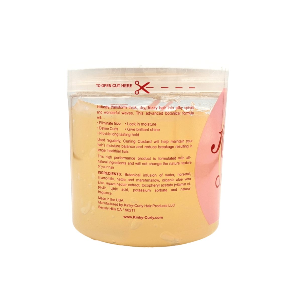 Kinky Curly Original Curling Custard Styling Gel - CosFair GmbH