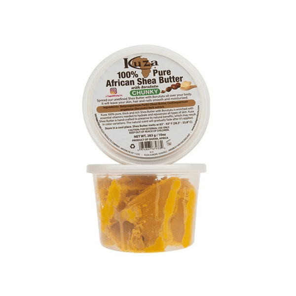 Kuza Pure African Sheabutter Chunky 283g - CosFair GmbH