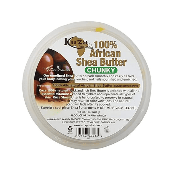 Kuza Pure African Sheabutter Chunky 283g - CosFair GmbH