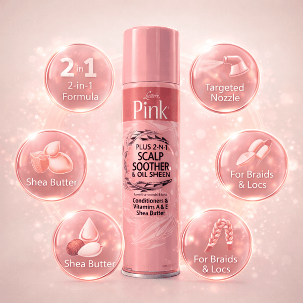 Luster's Pink Plus 2 - N - 1 Scalp Soother & Oil Sheen Spray 326 g - CosFair GmbH