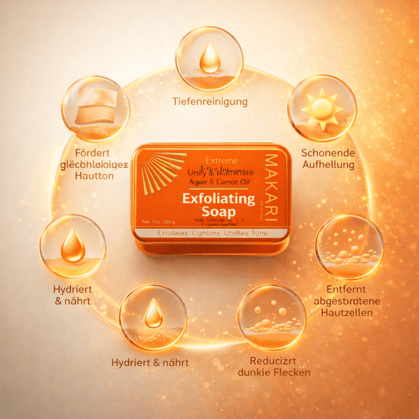 Makari Extreme Argan & Carrot Oil Exfoliating Soap 200g - CosFair GmbH