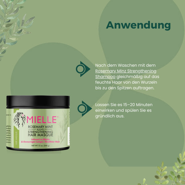 Mielle Rosemary Mint Strengthening Hair Masque 340g - CosFair GmbH