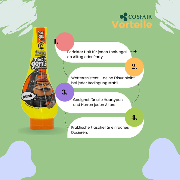 Moco de Gorila Gorilla Snot Gel PUNK 340g_Vorteile