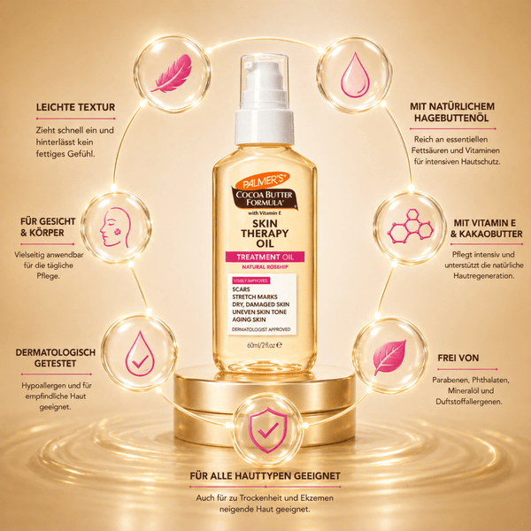Palmer's CBF Skin Therapy Oil Rosehip - 60ml - CosFair GmbH