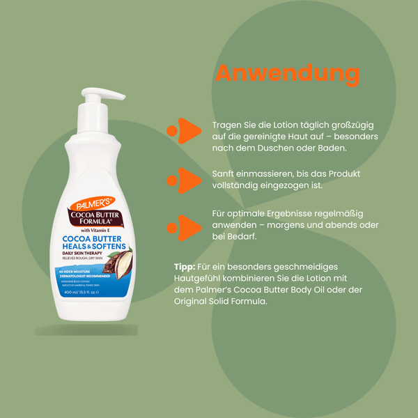 Palmer's Cocoa Butter Formula Vitamin - E Cocoa Butter Heals & Softens 400 ml - CosFair GmbH