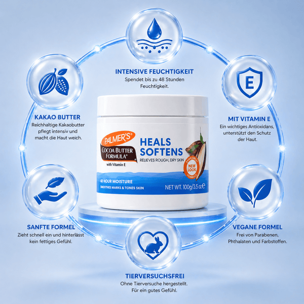 Palmer's Cocoa Butter Heals & Softens Original Solid - 100g - CosFair GmbH