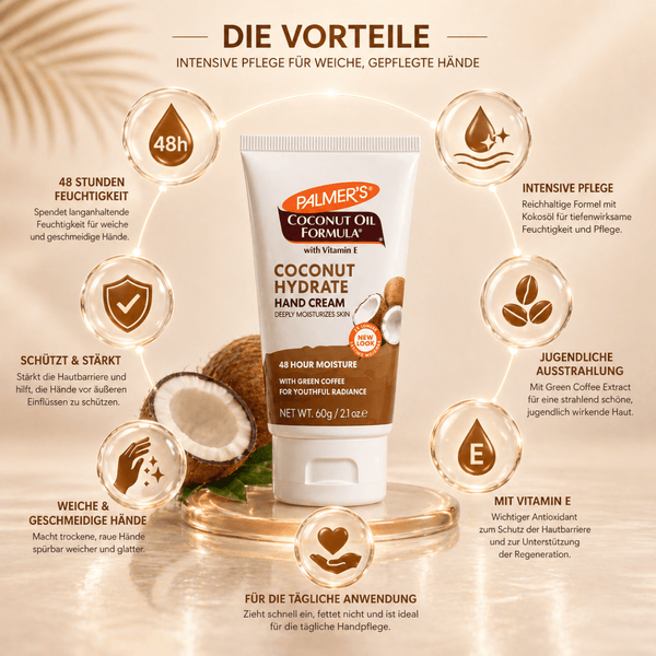 Palmer's Coconut Hydrate Hand Cream - 60g - CosFair GmbH