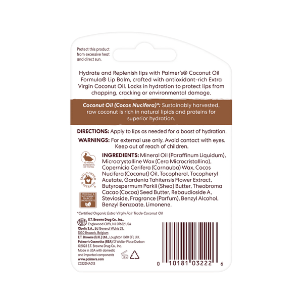 Palmer's Coconut Hydrate Lip Balm - CosFair GmbH