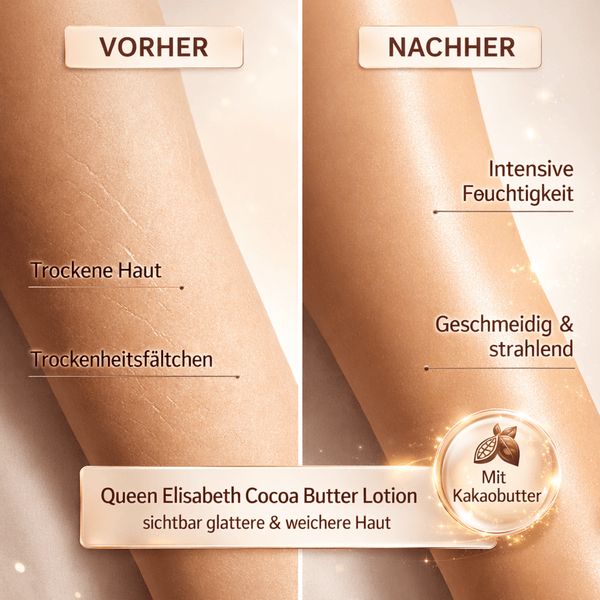 Queen Elisabeth Cocoa Butter Hand and Body Lotion 400 ml - CosFair GmbH