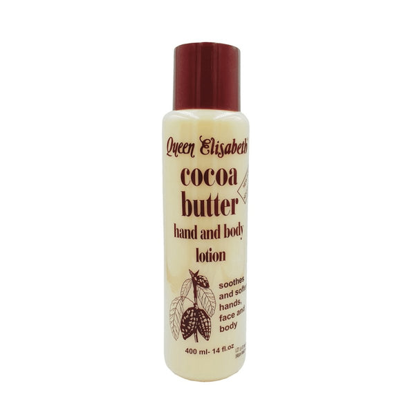 Queen Elisabeth Cocoa Butter Hand and Body Lotion 400ml - CosFair GmbH