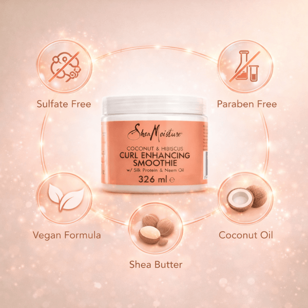 Shea Moisture Coconut & Hibiscus Curl Enhancing Smoothie 326 ml - CosFair GmbH