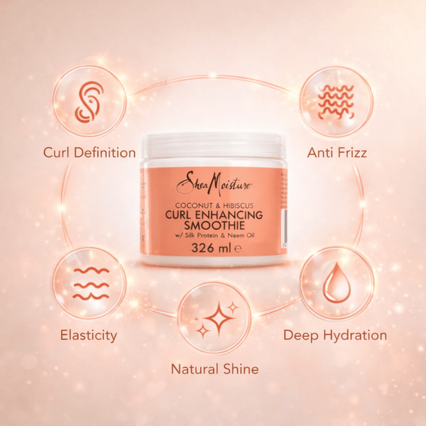 Shea Moisture Coconut & Hibiscus Curl Enhancing Smoothie 326 ml - CosFair GmbH