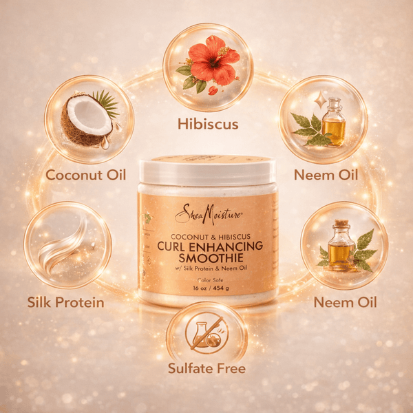 Shea Moisture Coconut & Hibiscus Curl Enhancing Smoothie 454 g - CosFair GmbH