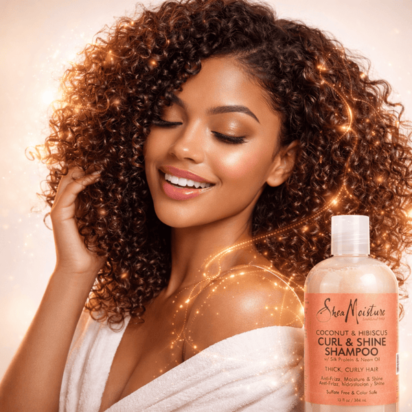 Shea Moisture & Coconut Hibiscus Curl Shine Shampoo 384 ml - CosFair GmbH