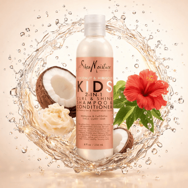 Shea Moisture Coconut & Hibiscus Kids 2 in 1 Shampoo Conditioner 237 ml - CosFair GmbH