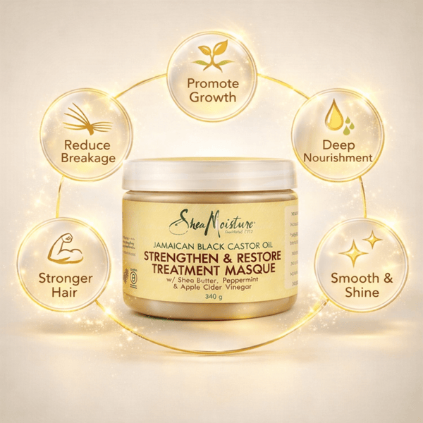 Shea Moisture Jamaican Black Castor Oil Masque 340 g - CosFair GmbH