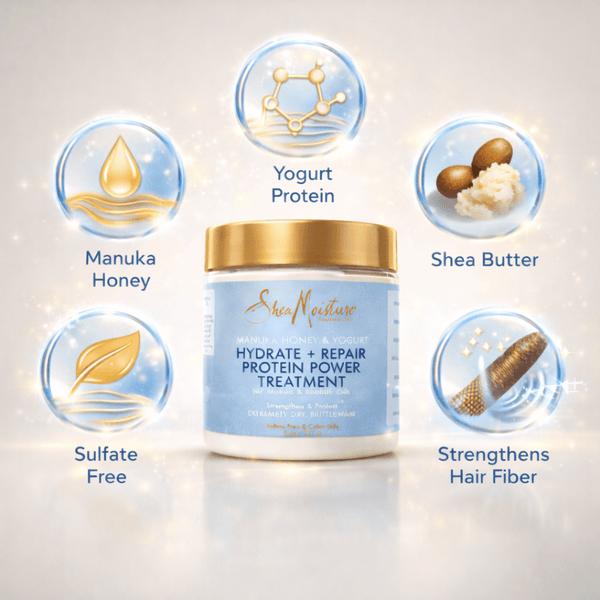 Shea Moisture Manuka Honey Yogurt Protein Treatment 237 ml - CosFair GmbH