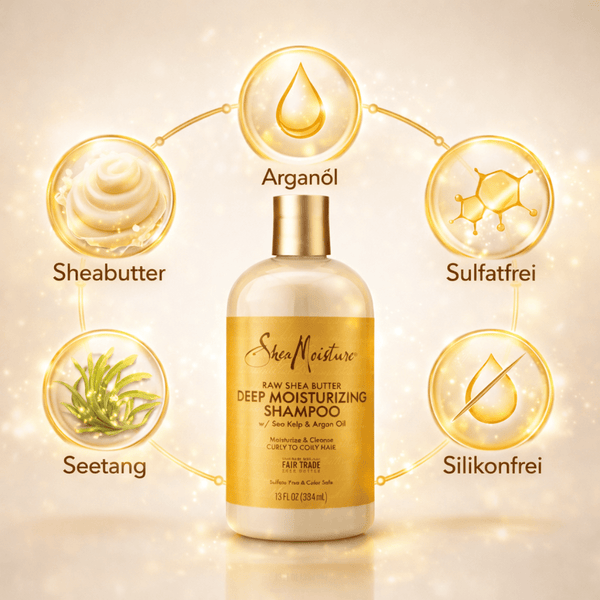 Shea Moisture Raw Shea Butter Deep Moisturizing Shampoo 384 ml - CosFair GmbH