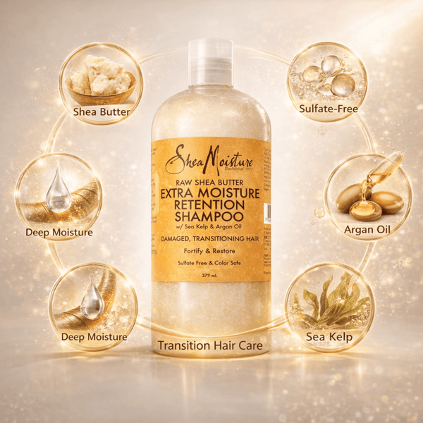 Shea Moisture Raw Shea Butter Extra Moisture Retention Shampoo 384 ml - CosFair GmbH