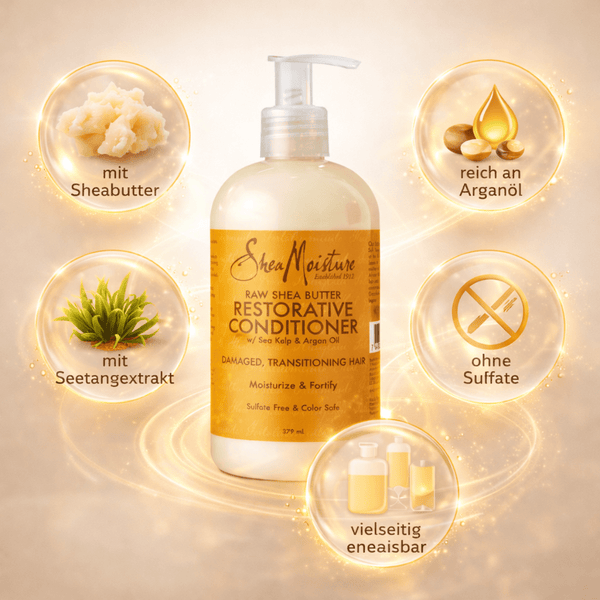 Shea Moisture Raw Shea Butter Restorative Conditioner 379 ml - CosFair GmbH