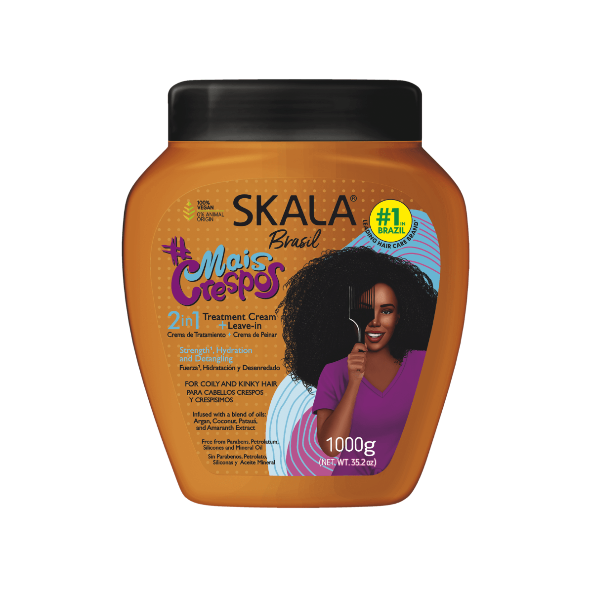 SKALA Brasil Mais Crespos 2 in 1 Hair Cream 1000g - CosFair GmbH