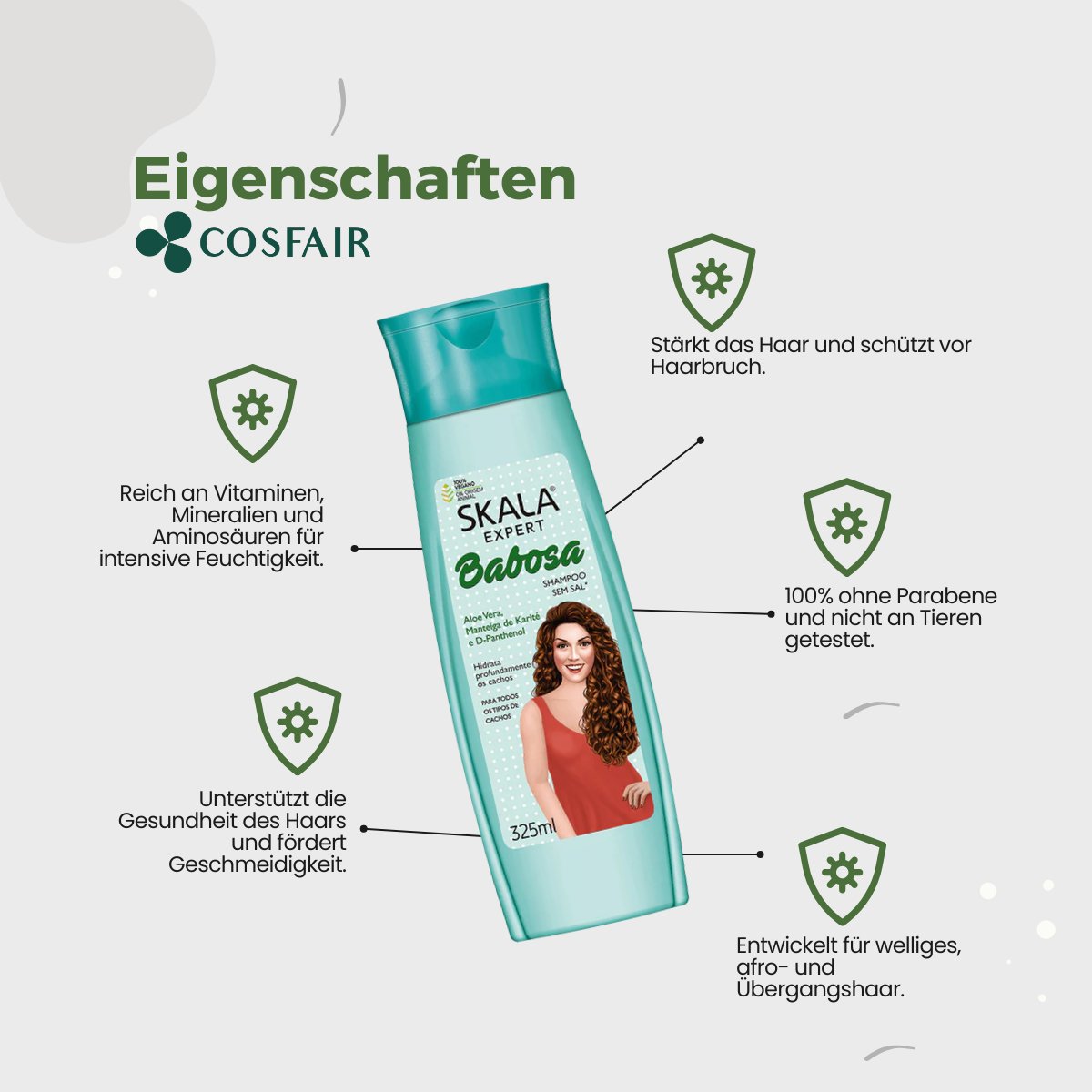 SKALA Expert Babosa Shampoo 325ml - CosFair GmbH