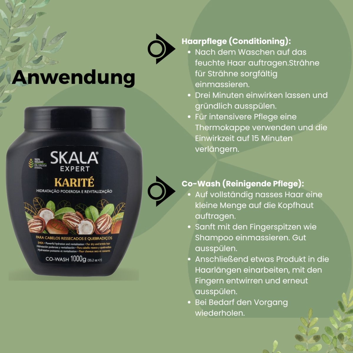 SKALA Expert Manteiga de Karité 2 in 1 Co - Wash 1000g - CosFair GmbH