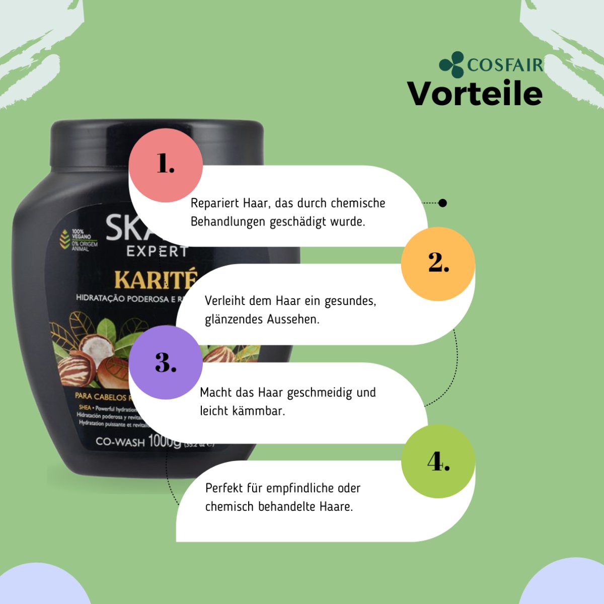SKALA Expert Manteiga de Karité 2 in 1 Co - Wash 1000g - CosFair GmbH