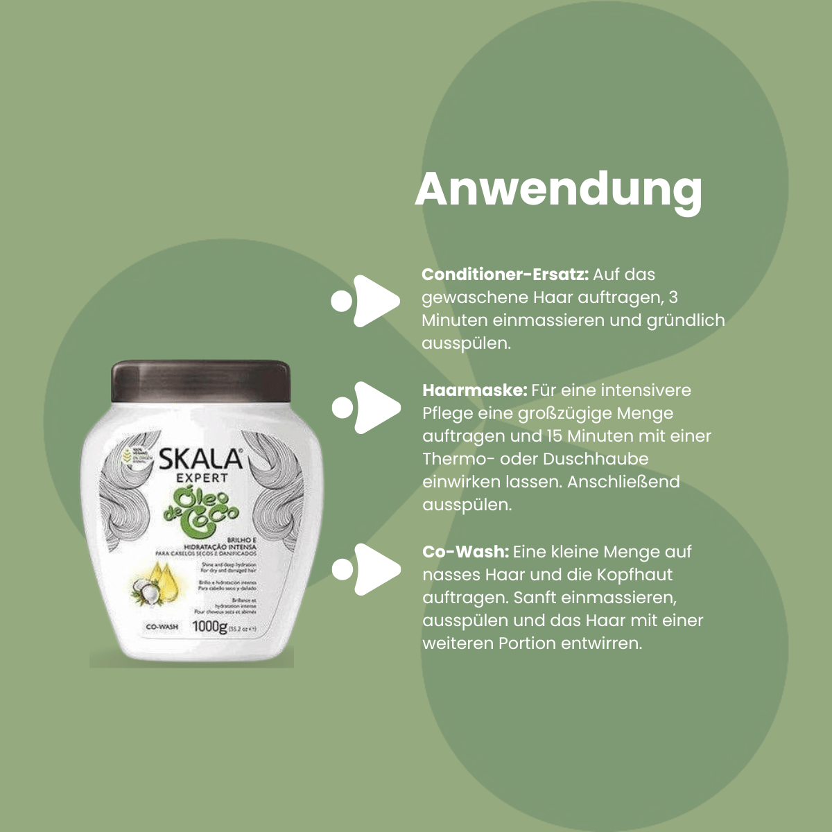 SKALA Expert Óleo de Coco 2 in 1 Co - Wash Cream 1000g - CosFair GmbH