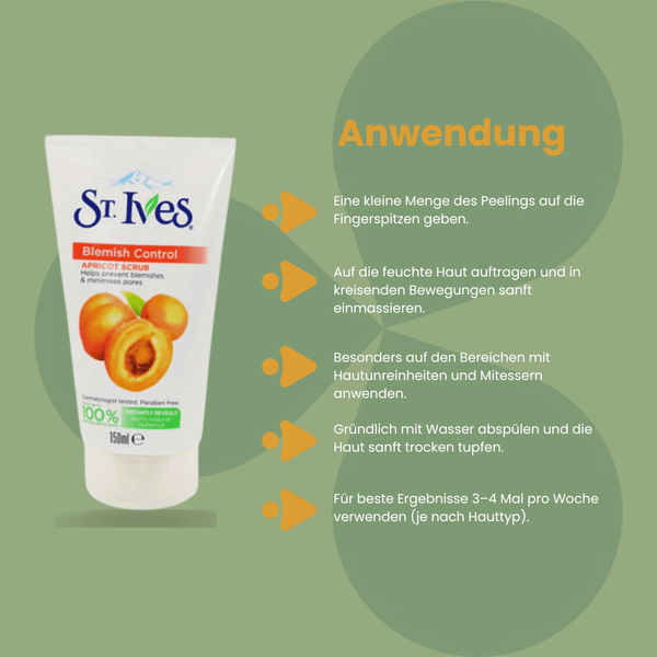 St. Ives Blemish Control Apricot Scrub 150 ml - CosFair GmbH