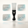 Stella Collection Metal Pik Long Pan Styling Comb - CosFair GmbH