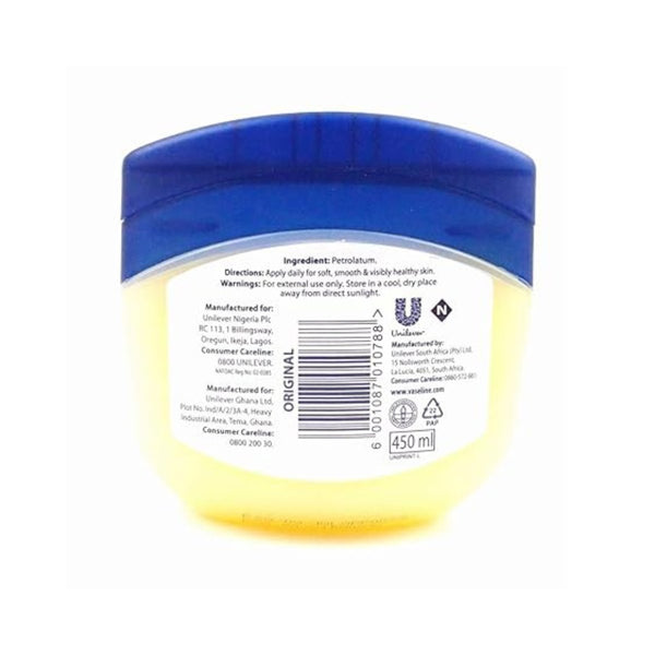 Vaseline Blue Seal Pure Petroleum Jelly Original 450ml - CosFair GmbH