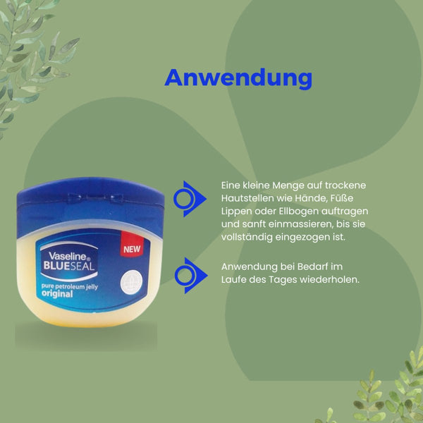 Vaseline Blue Seal Pure Petroleum Jelly Original 450ml - CosFair GmbH