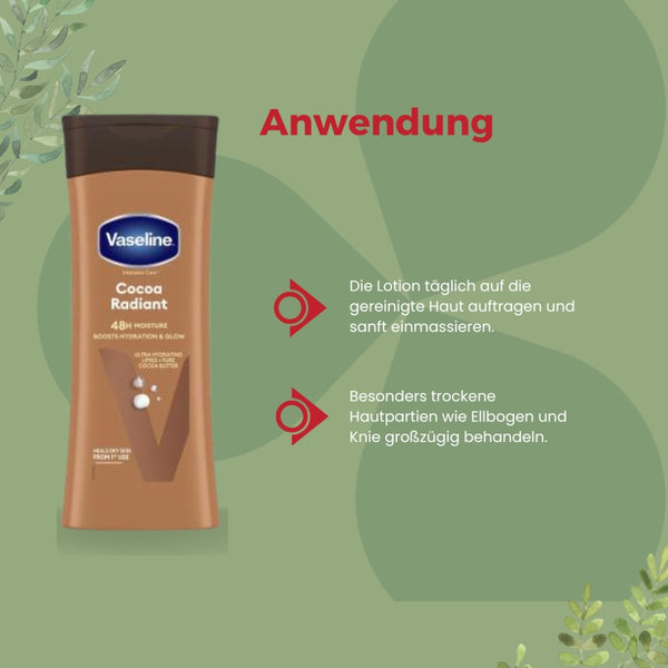 Vaseline Intensive Care Cocoa Radiant 400ml - CosFair GmbH