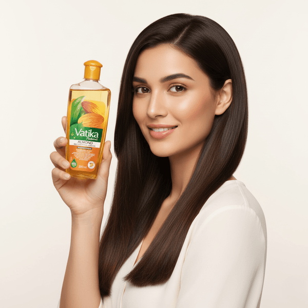 Vatika Naturals Almond Multivitamin Hair Oil 200ml - CosFair GmbH