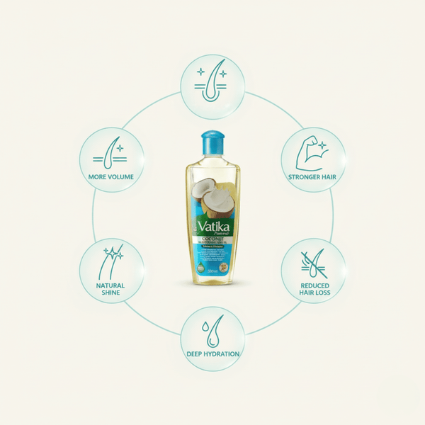 Vatika Naturals Coconut Multivitamin Hair Oil 200ml - CosFair GmbH