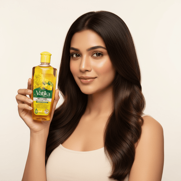 Vatika Naturals Mustard Multivitamin Hair Oil 200ml - CosFair GmbH