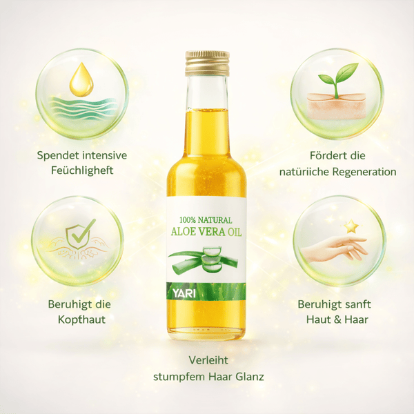 Yari 100% Natural Aloe Vera Oil 250 ml - CosFair GmbH